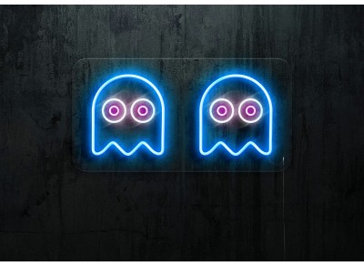 Neon Led "Pacman Ghost"