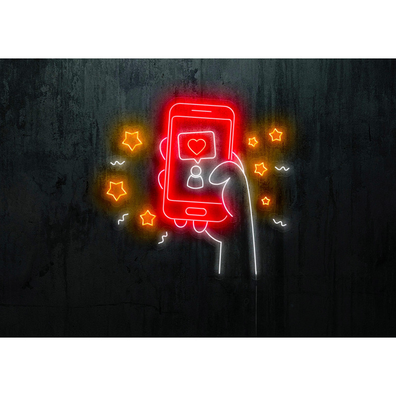 NEON LED SILUETA MOVIL, LIGHTSANDWIRES