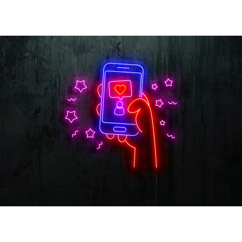 NEON LED SILUETA MOVIL, LIGHTSANDWIRES