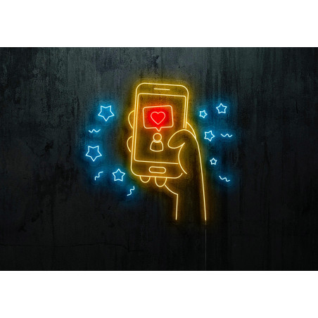 NEON LED SILUETA MOVIL, LIGHTSANDWIRES