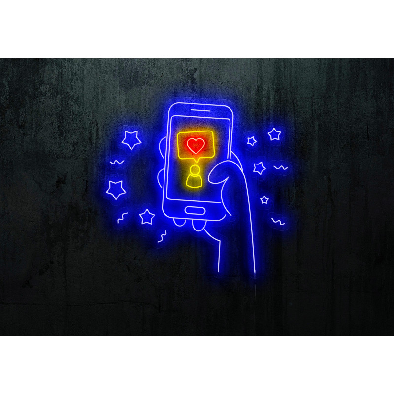 NEON LED SILUETA MOVIL, LIGHTSANDWIRES