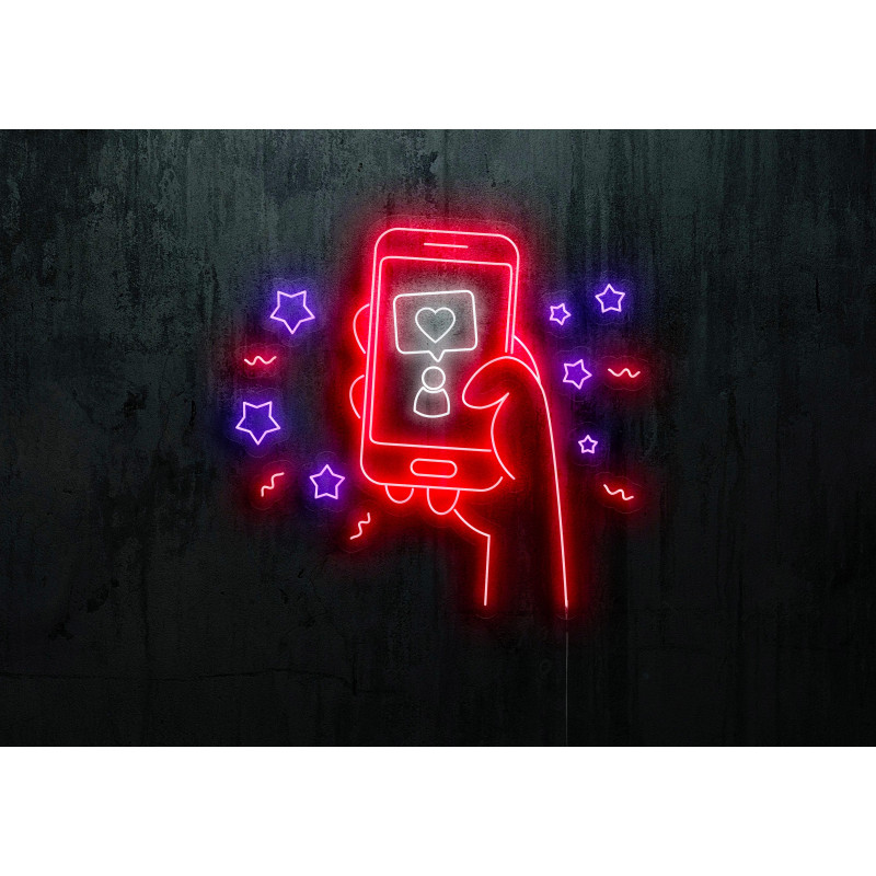 Carteles de neón LED - Luces de neón "Power"