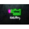 neon led keith harring, lightsandwires