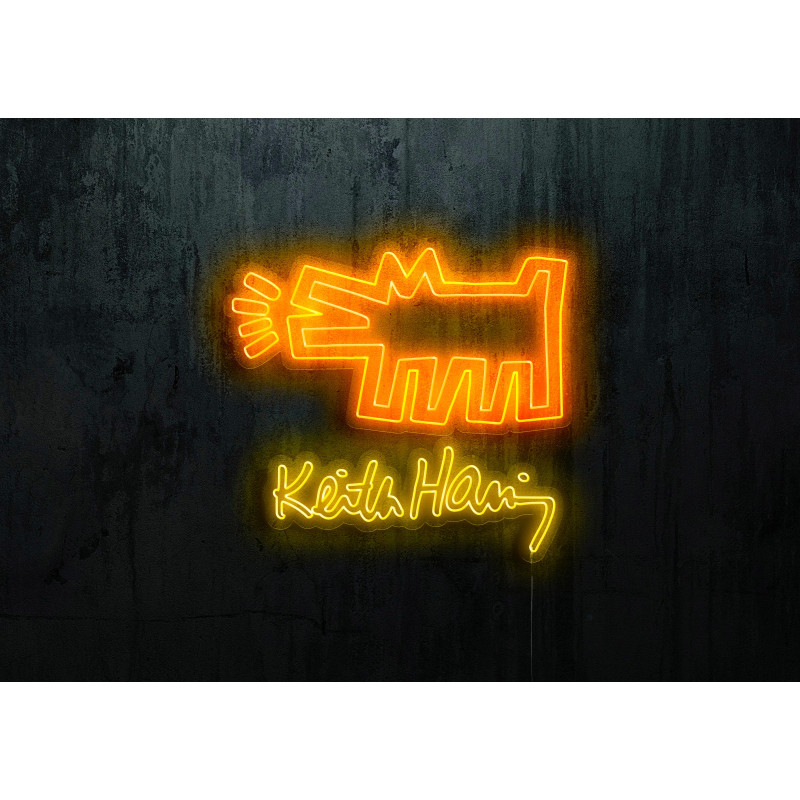 neon led keith harring, lightsandwires