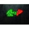 Carteles de Neón Led - Luces de neón "All you need is love & pizza"