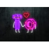 Carteles de neón LED - Luces de neón "Tuercas con amor"