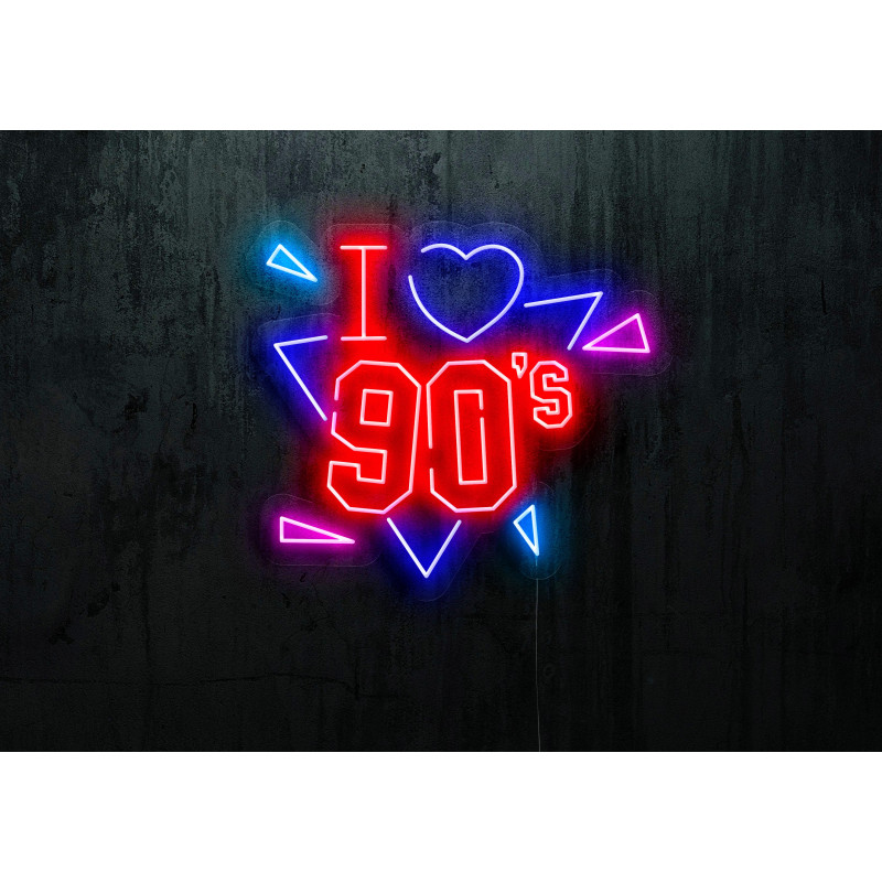 neon led i love90 lightsandwires