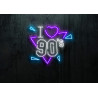 neon led i love90 lightsandwires