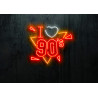 Carteles de Neón Led - Luces de neón "I Love 90"