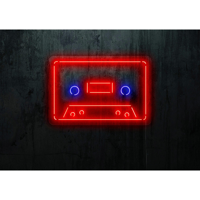 Carteles de Neón Led - Luces de neón "Cinta casete"
