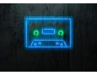 Carteles de Neón Led - Luces de neón "Cinta casete"