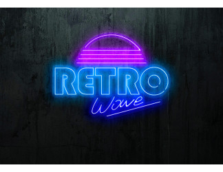 Carteles de Neón Led - Luces de neón "Retro Wave"