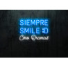 Carteles de Neón Led - Luces de neón "Siempre smile :D cero dramas"