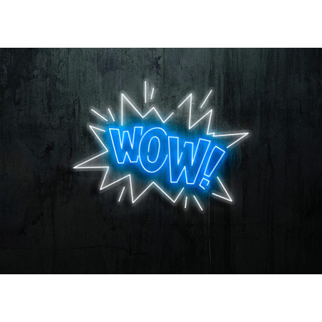 Carteles de Neón Led - Luces de neón "Wow"