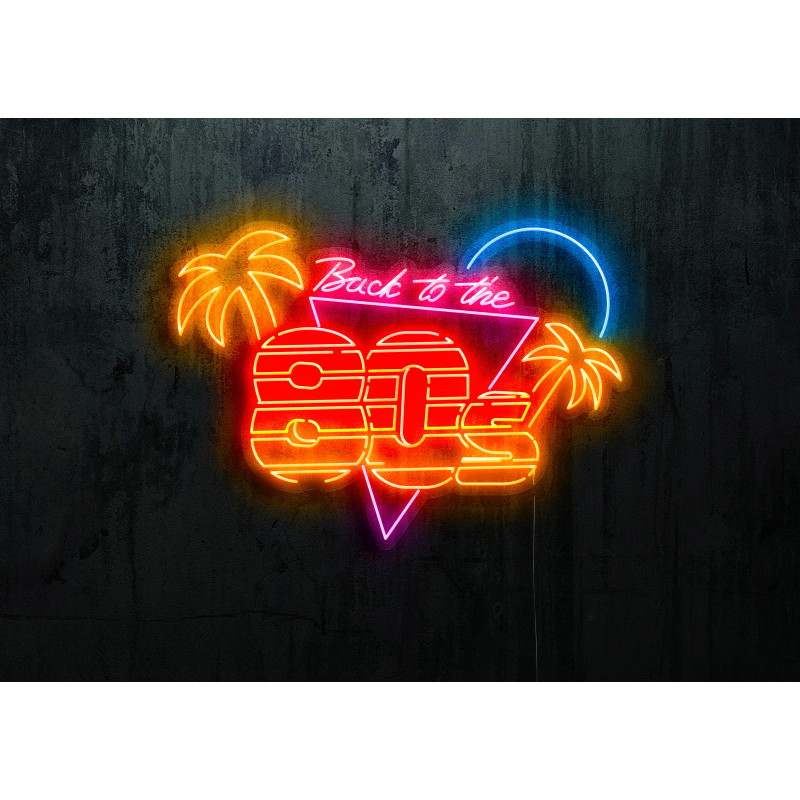 Carteles de Neón Led - Luces de neón "Back to the 80s"