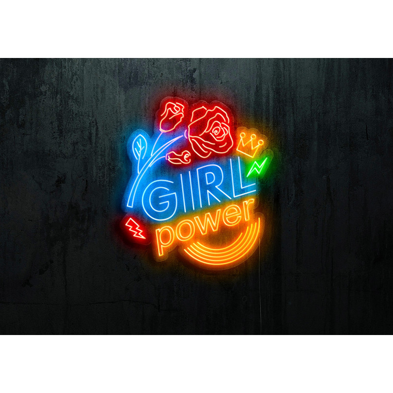 Carteles de Neón Led - Luces de neón "Girl Power "