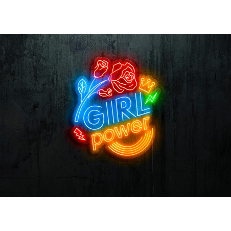 Carteles de Neón Led - Luces de neón "Girl Power "