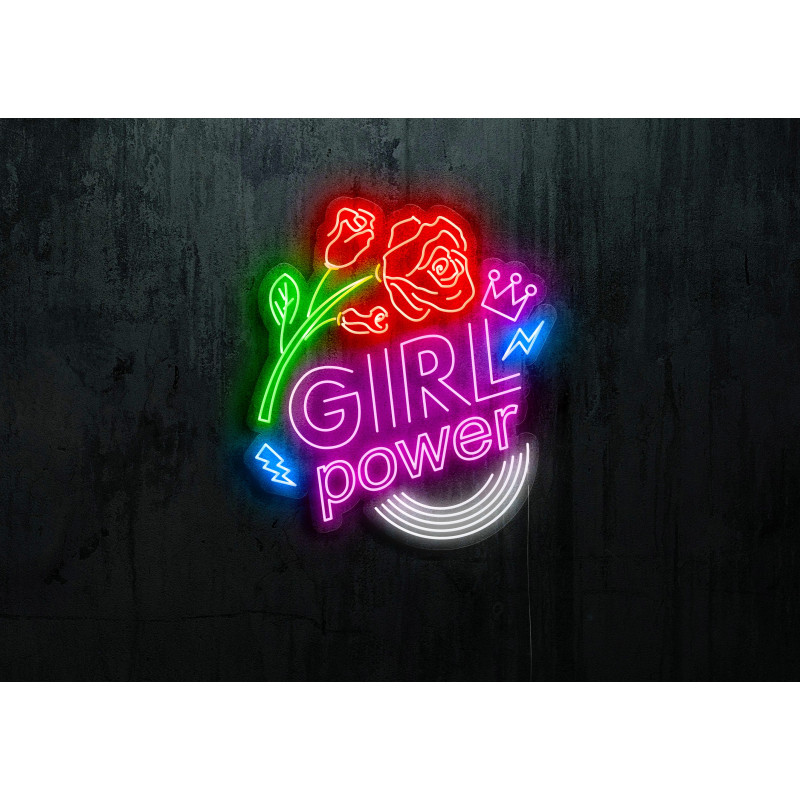 Carteles de Neón Led - Luces de neón "Girl Power "