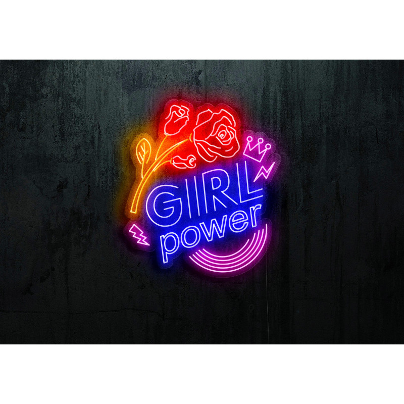 Carteles de Neón Led - Luces de neón "Girl Power "