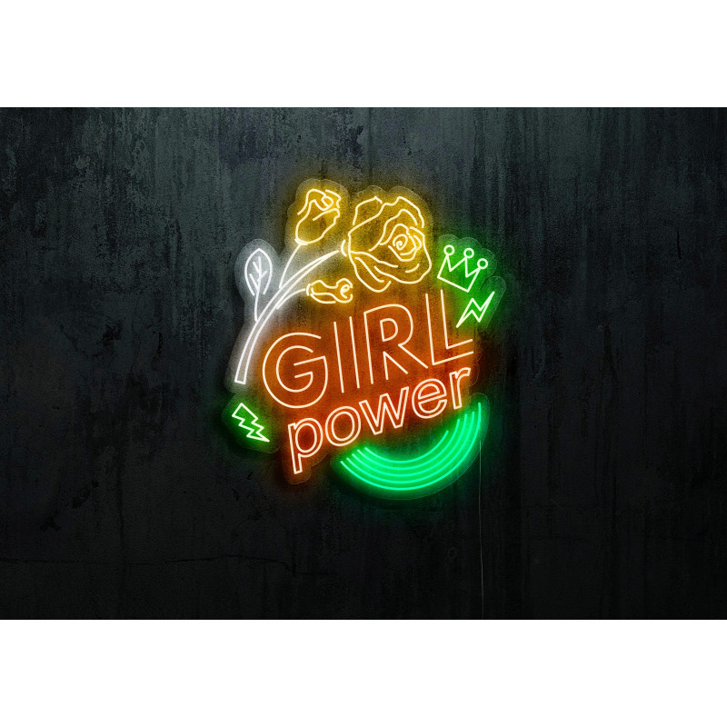 Carteles de Neón Led - Luces de neón "Girl Power "