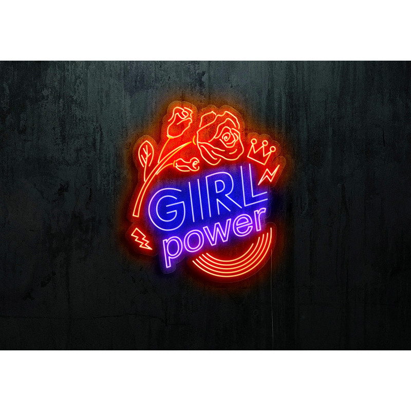 Carteles de Neón Led - Luces de neón "Girl Power "