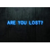 Carteles de Neón Led - Luces de neón "Are you lost?"