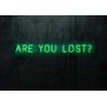 Carteles de Neón Led - Luces de neón "Are you lost?"