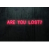 Carteles de Neón Led - Luces de neón "Are you lost?"