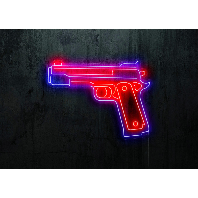 Carteles de Neón Led - Luces de neón "Pistola"