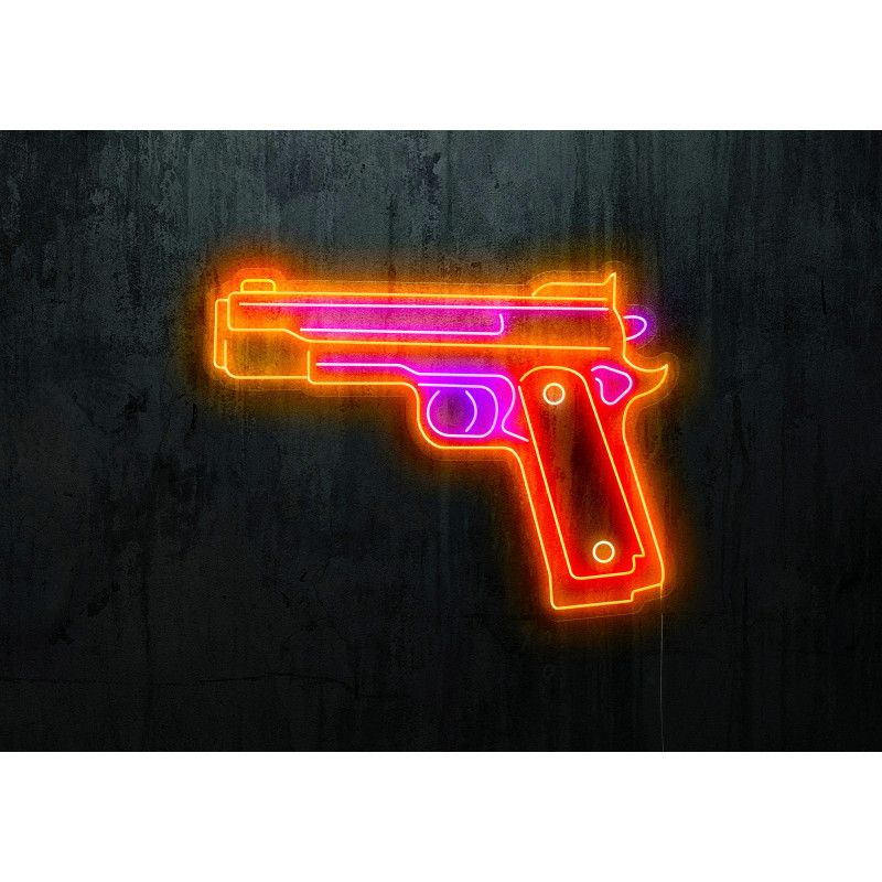 Carteles de Neón Led - Luces de neón "Pistola"