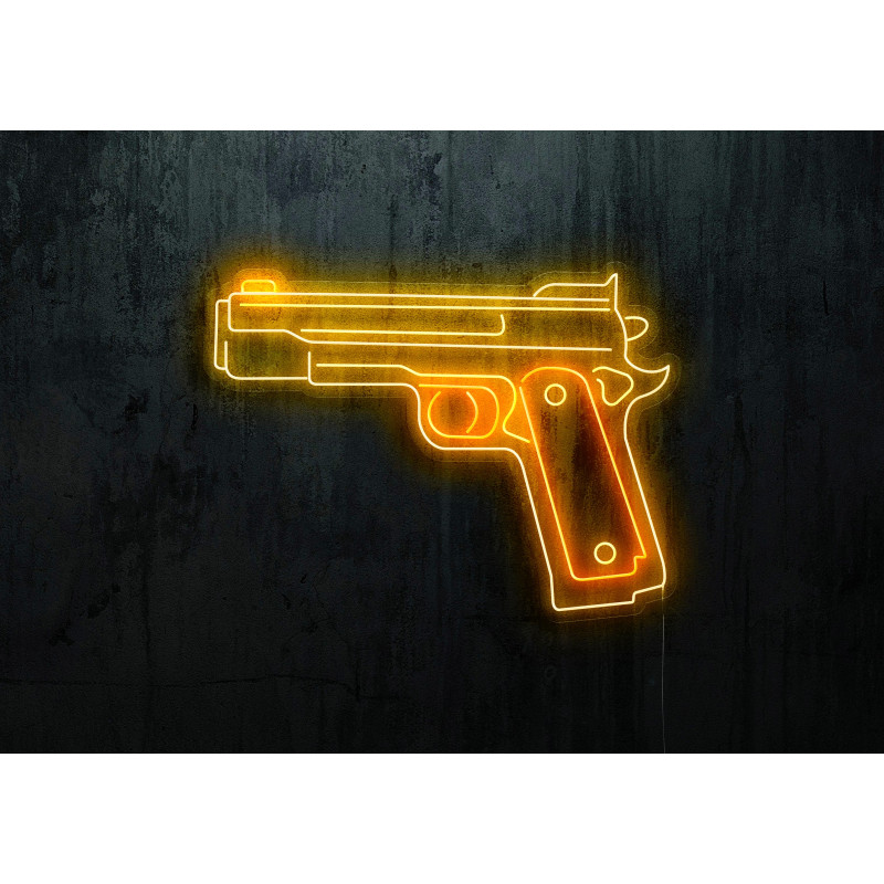 Carteles de Neón Led - Luces de neón "Pistola"