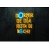 Carteles de Neón Led - Luces de neón "Dormir de día, fiesta de noche"