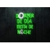 Carteles de Neón Led - Luces de neón "Dormir de día, fiesta de noche"
