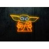 neon led baby yoda stars wars lightsandwires