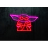 neon led baby yoda stars wars lightsandwires