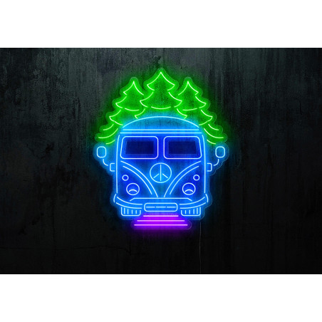 Carteles de Neón Led - Luces de neón "Furgo Camper"