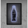 Neon art con vinilo impresión y neon led