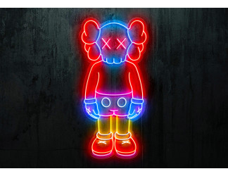 Rotulo neon led Flex con iluminación de diferentes colores