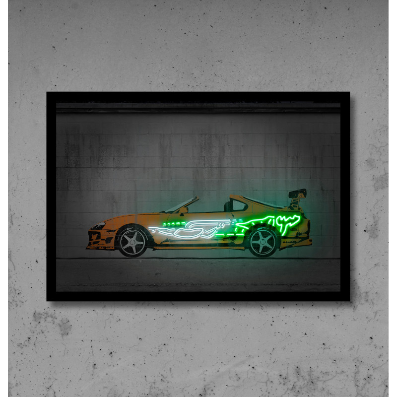 Neón Art "Supra Car"