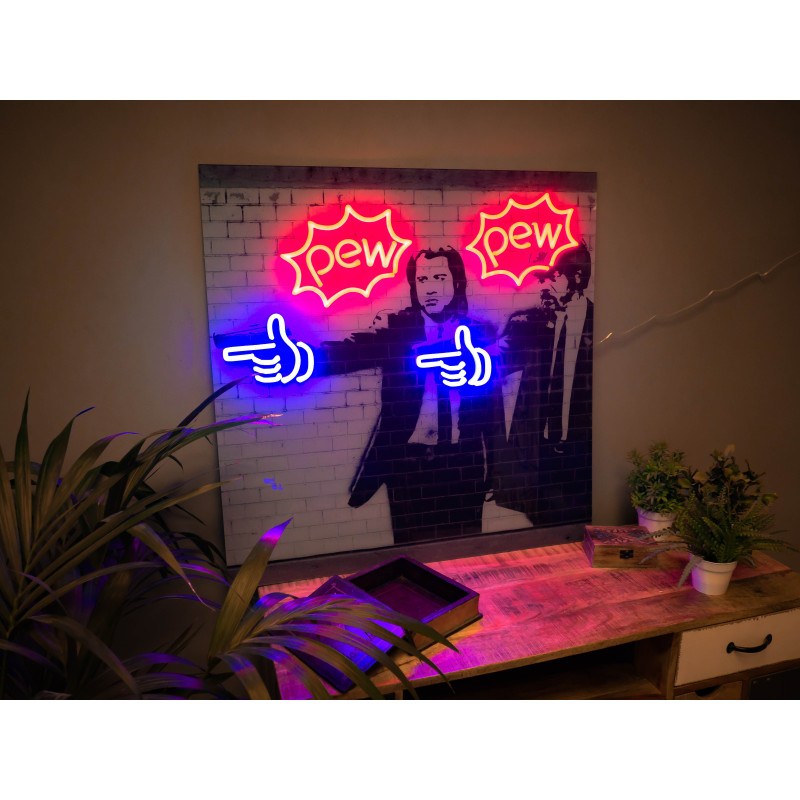 cuadros neon led pulp fiction cuadros neon led pulp fiction