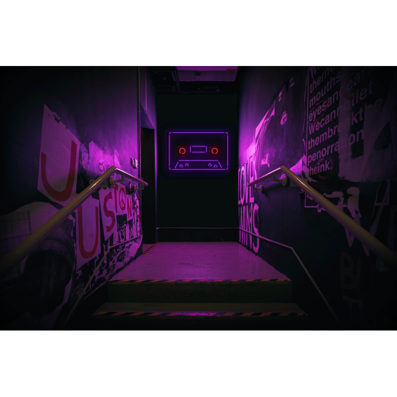 Carteles de Neón Led - Luces de neón "Cinta casete"