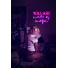 Carteles de Neón Led - Luces de neón "You are made of magic"