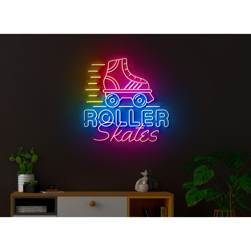 Carteles de Neón Led - Luces de neón "Roller Skates"