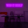Carteles de Neón Led - Luces de neón "Was it real"