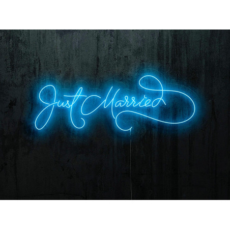 Carteles de neón LED - Luces de neón "Just maerried"