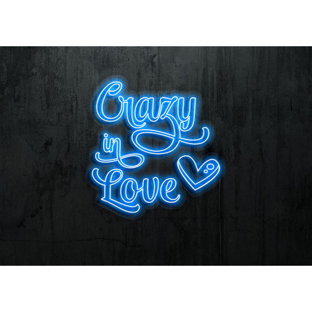 Carteles de Neón Led - Luces de neón "Crazy in love"