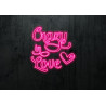 Carteles de Neón Led - Luces de neón "Crazy in love"