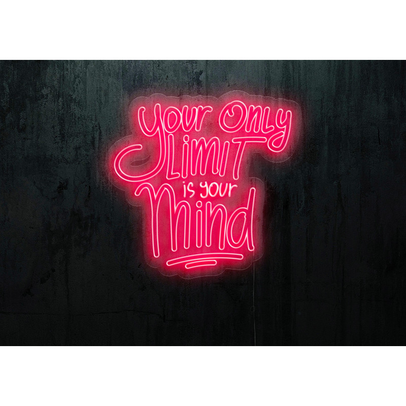 Rotulos de neón LED - Luces de neón "You only live one"