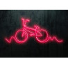 neon led silueta bici, lightsandwires
