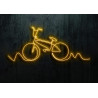 neon led silueta bici, lightsandwires